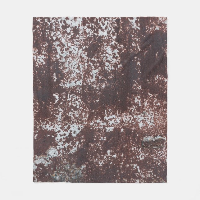 Manta Polar Very old rusted sheet iron. Textured metal surface (Anverso)