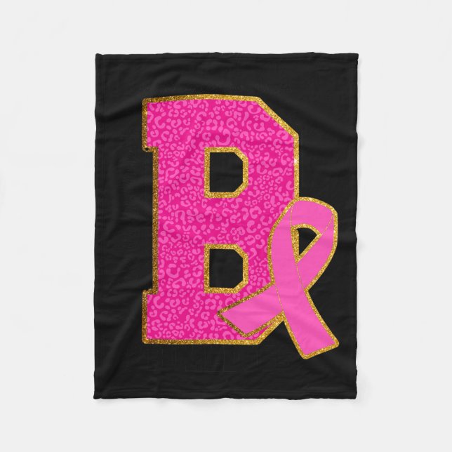 Manta Polar Vestir Bulldoges rosados Bulldog de sensibilizació (Anverso)