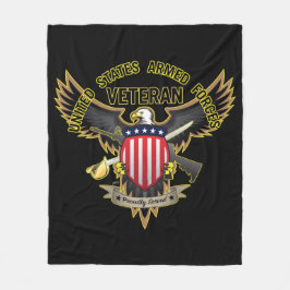 Manta Polar Veterano de las Fuerzas Armadas de Estados Unidos,