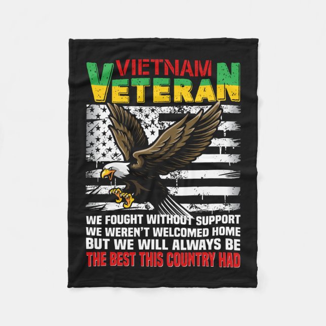 Manta Polar Veterano de Vietnam Siempre Seremos Lo Mejor De Es (Anverso)