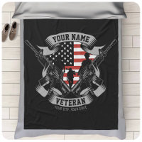 Veterano norteamericano personalizado orgulloso de