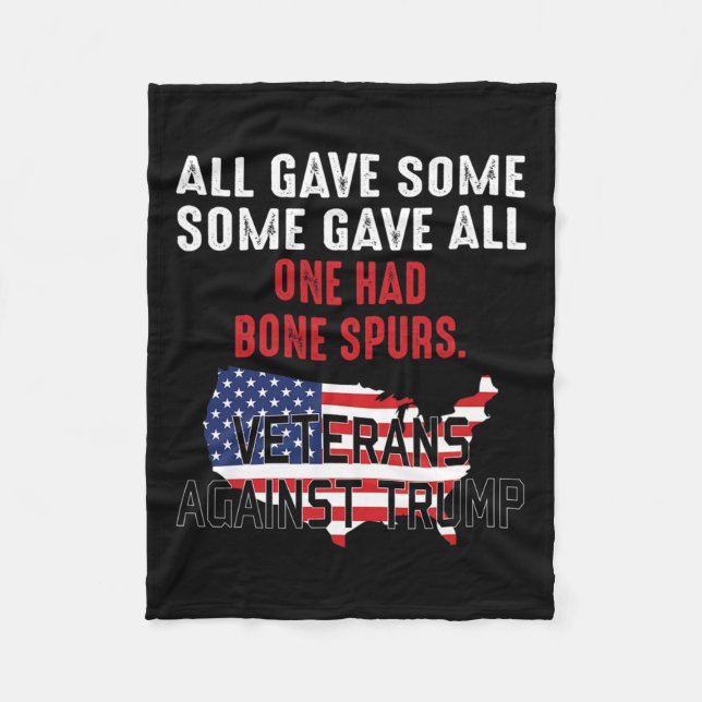 Manta Polar Veteranos de Trump contra Trump (Anverso)