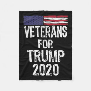 Manta Polar Veteranos Militares Para La Elección Trump 2020 An