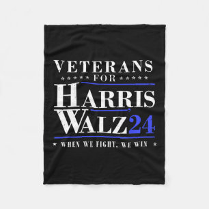 Manta Polar Veteranos Para Kamala Harris Tim Wheimer Waltz Par