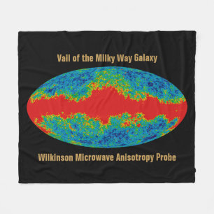 Manta Polar Vía Láctea Velo De Galaxia Sobre Universo WMAP