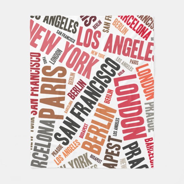 Manta Polar Viajar con amor (Anverso)