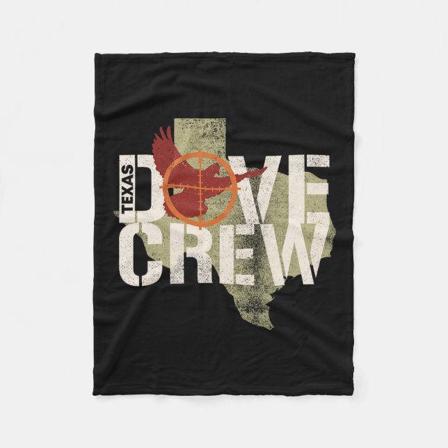 Manta Polar Viaje de cacería de palomas de paloma de paloma de (Anverso)