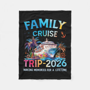 Manta Polar Viaje de crucero familiar 2026 Es una vaca diverti