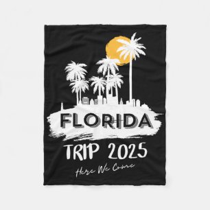 Manta Polar Viaje Miami Florida Beach 2025 Aquí Venimos Matchi