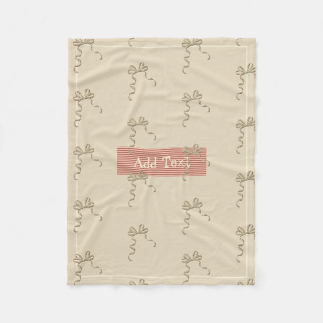 Manta Polar Vibe de temporada de vacaciones de oro (Anverso)