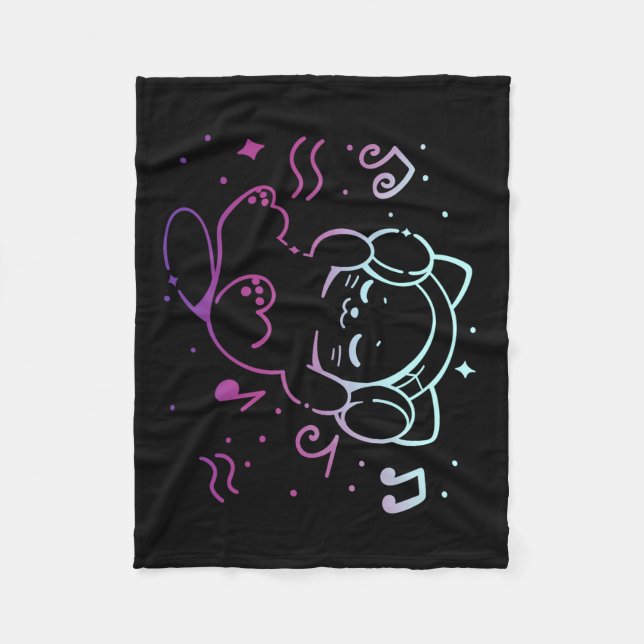 Manta Polar Vibing con música (Anverso)