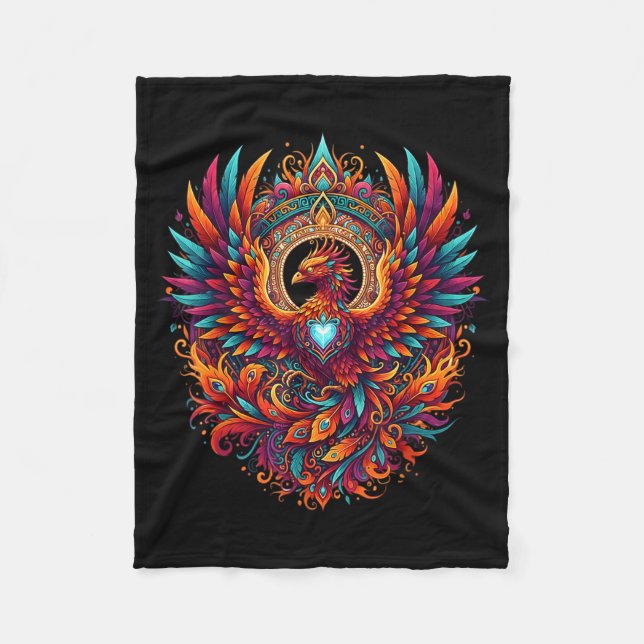 Manta Polar Vibrant Fantasy Pcute Ss Cute Ssnix Mythical Bird  (Anverso)