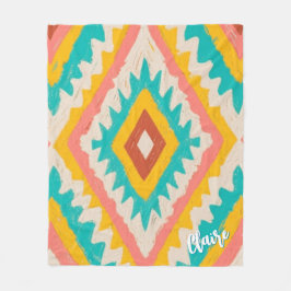 Manta Polar Vibrant Tribe, Bold Geometric Boho Pattern