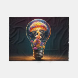 Manta Polar Vibrante brillo bioluminiscente eléctrico de medus