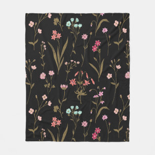 Manta Polar Vibrante Floral Medley Fleece Blanket