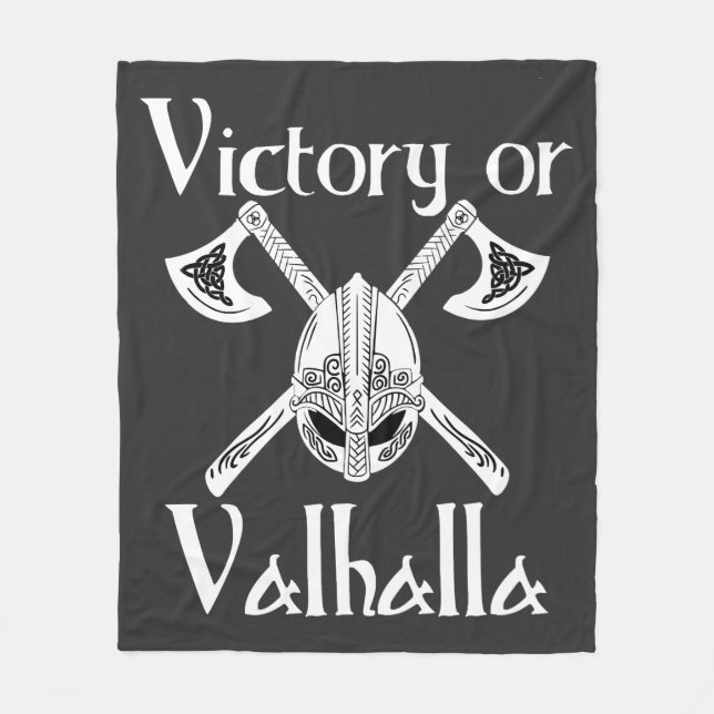 Manta Polar Victoria o Valhalla - Helm y Ax (Anverso)