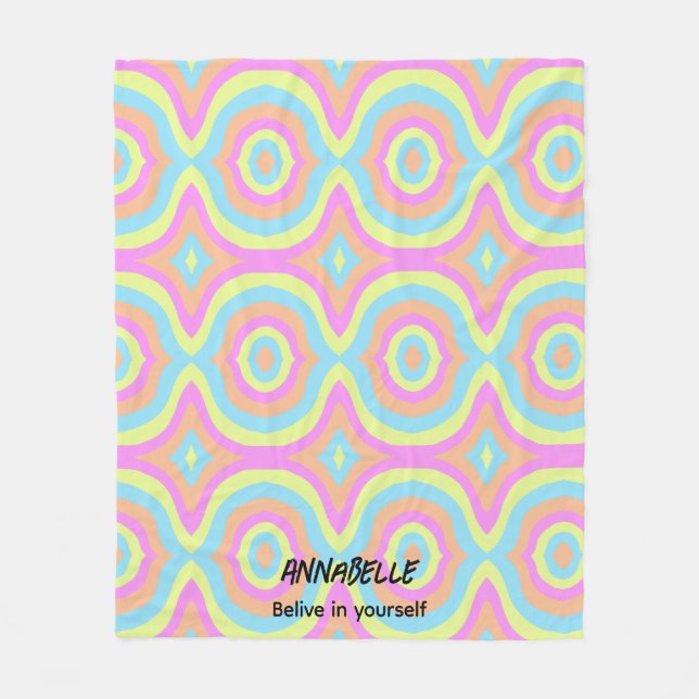 Manta Polar Vida colorida (Anverso)