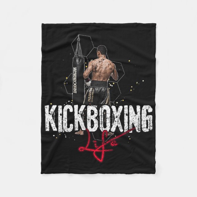 Manta Polar Vida de Kickboxing  (Anverso)