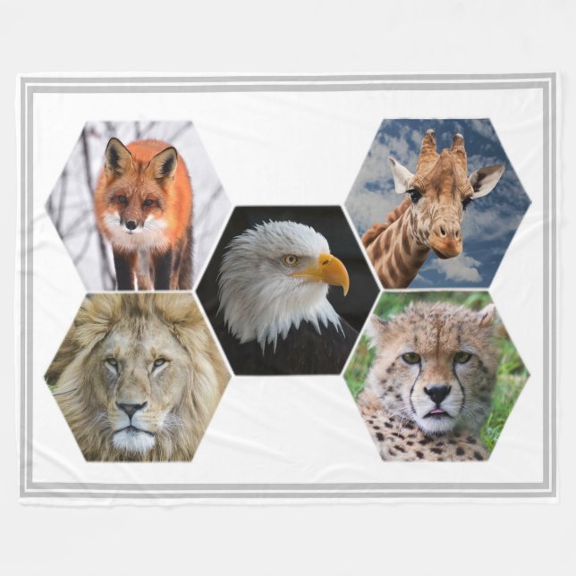 Manta Polar Vida silvestre (Frente (Horizontal))