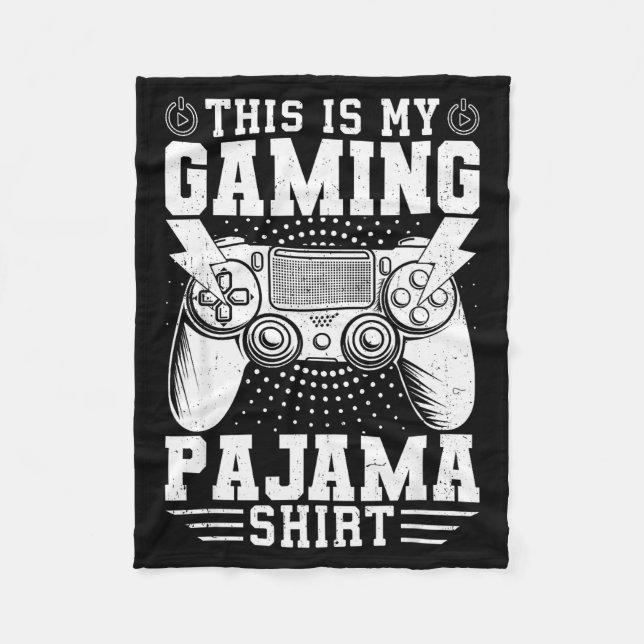 Manta Polar Video Game This Is My Gaming Pajama Funny Gamer Bo (Anverso)
