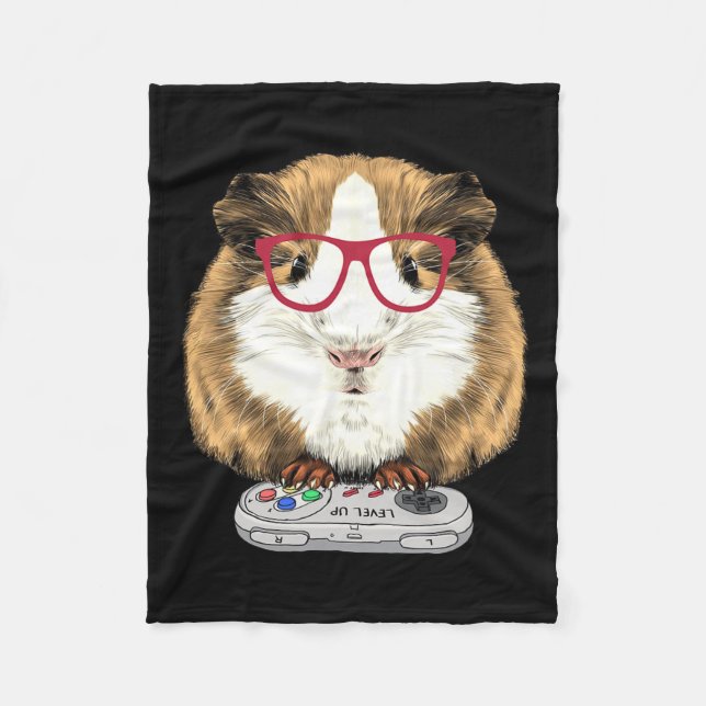 Manta Polar Videojuego de cerdo Wildlife Animal Guinea Pig Gam (Anverso)