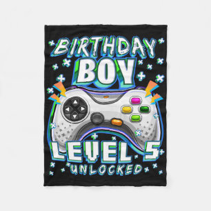 Manta Polar Videojuego desbloqueado nivel 5 Cumpleaños 5 Juego