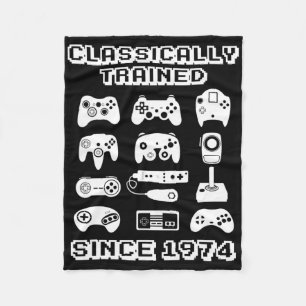 Manta Polar Videojuego escolar de 1974 Tema Regalo de cumpleañ