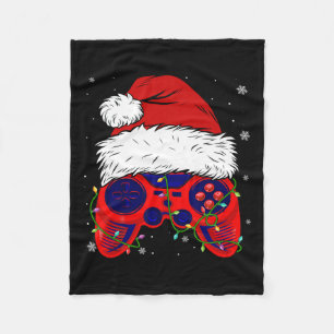 Manta Polar Videojuego Santa Hat Navidades divertidos Pjs Enci