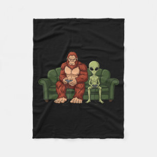 Manta Polar Videojuegos de Bigfoot Alien Sasquatch Ufo Hombres