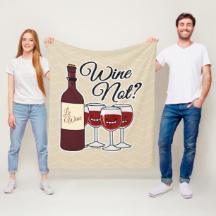 Manta Polar Vidrio del rosa rojo pinot del alcohol de las uvas