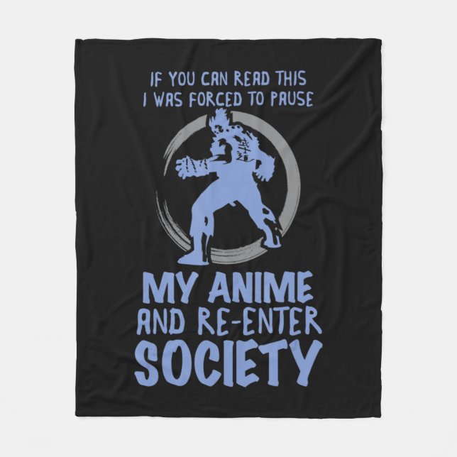 Manta Polar Viendo animo para los hombres mujeres kawaii tiern (Anverso)