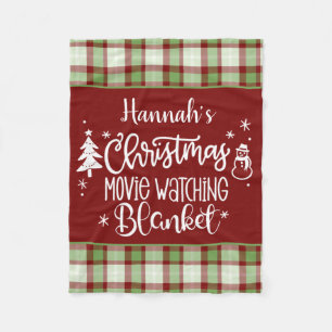 Manta Polar Viendo películas de navidades