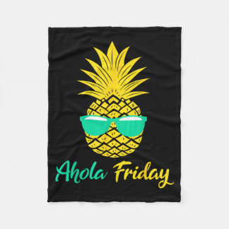 Manta Polar Viernes Aloha Piña Fruta de Verano Piña