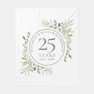 Manta Polar Vigesimoquinta Aniversario de Bodas de Plata Veget