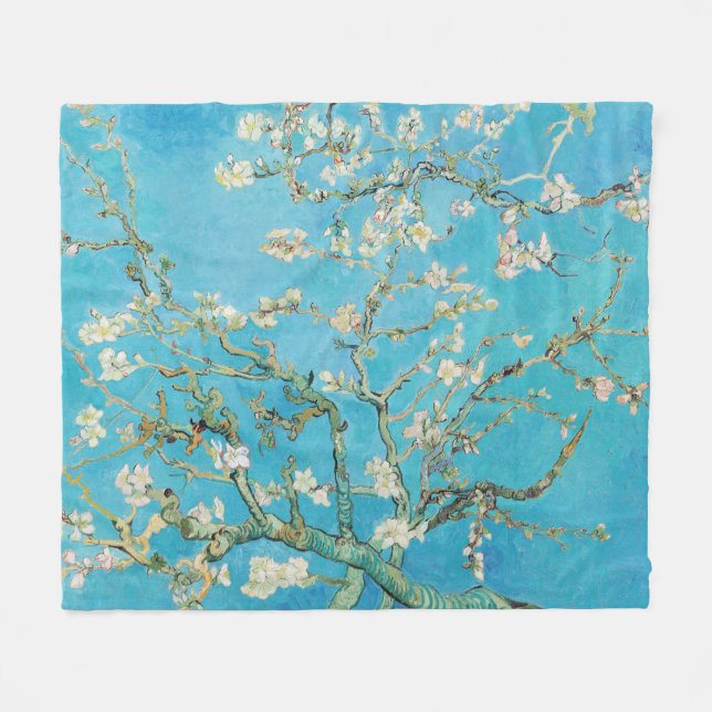 Manta Polar Vincent van Gogh - Almond Blossom (Frente (Horizontal))