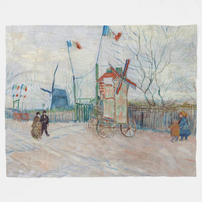 Manta Polar Vincent van Gogh - Impasse des Deux Freres (Frente (Horizontal))