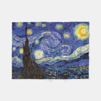 Manta Polar Vincent Van Gogh - La Noche Estrellada Arte Fino