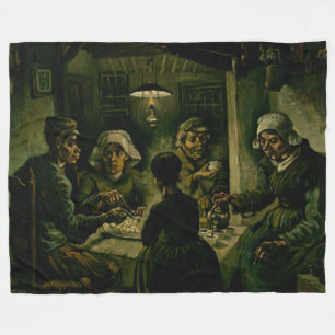 Manta Polar Vincent van Gogh - Los comedores de papa