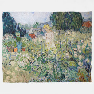 Manta Polar Vincent van Gogh - Miss Gachet en su jardín