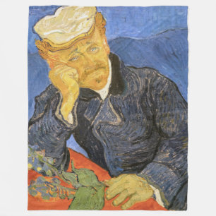 Manta Polar Vincent Van Gogh - Retrato del Médica Paul Gachet