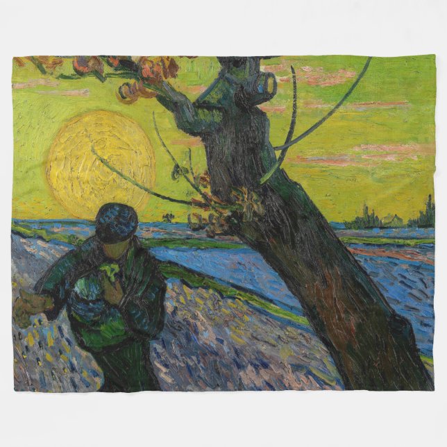 Manta Polar Vincent van Gogh - The Sower (Frente (Horizontal))