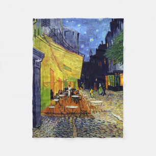 Manta Polar Vincent Willem van Gogh - Cafetería terraza de no