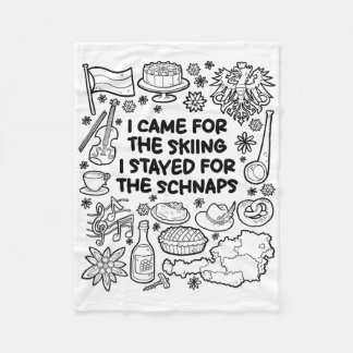 Manta Polar Vine Por El Esquí