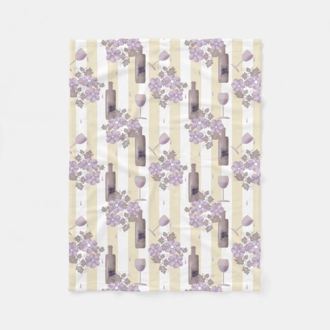 Manta Polar Vino dulce. (Anverso)