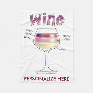 MANTA POLAR VINO, MÁS VINO, AÚN MÁS VINO