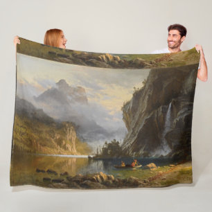 Manta Polar Vintage Albert Bierstadt