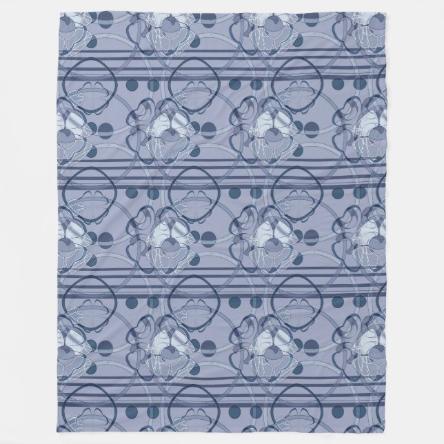 Manta Polar Vintage ART DECO I + tus ideas (Anverso)