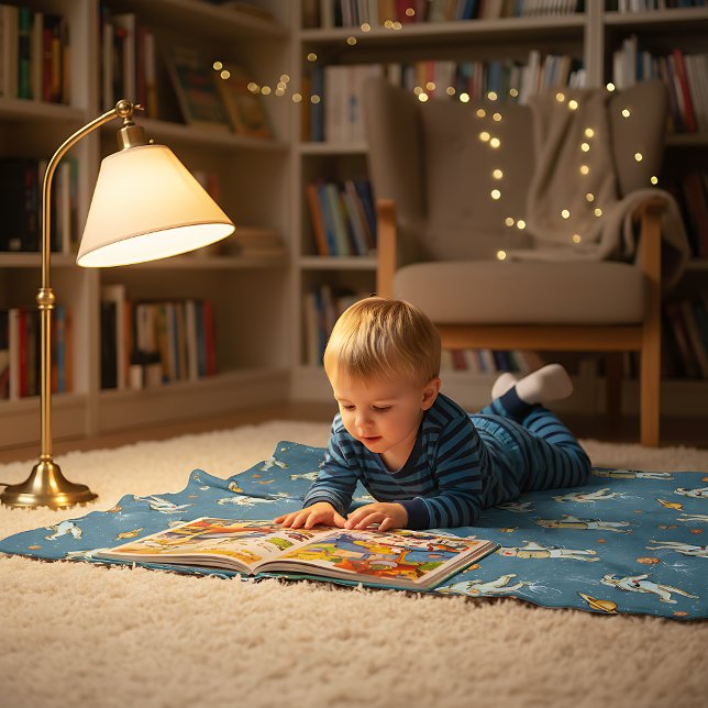 Manta Polar Vintage Astronauts (Subido por el creador)