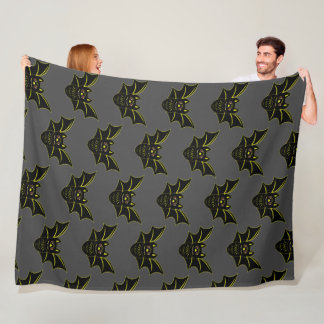 Manta Polar Vintage Bat Fleece Blanket