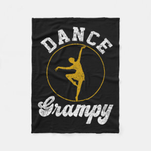 Manta Polar Vintage Dance Grampy Dance Lover Padres Day Premi
